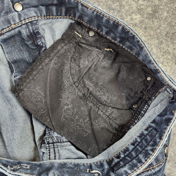 Express Bootcut Jeans Women Size 6 Ella Stretch Dark Wash 32x29 Casual - Picture 10 of 14